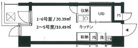 アーツ白河の間取り画像