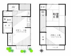 湘南台連棟の間取り画像