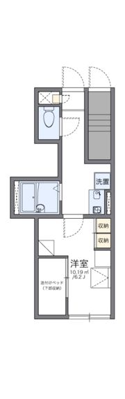 レオパレス雷塚IIの間取り画像