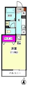 クレール東蒲田の間取り画像