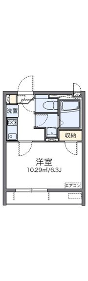 レオパレスArk KUMANOMAEの間取り画像