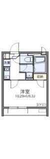 レオパレスArk KUMANOMAEの間取り画像