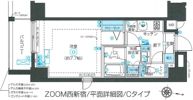 ZOOM西新宿の間取り画像