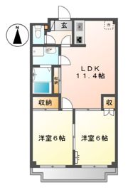 アメニティプレイスの間取り画像