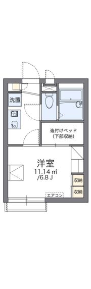 レオパレスドミールIVの間取り画像