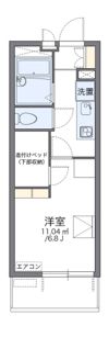レオパレスグリーン サカエの間取り画像