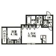 フェリオ西千葉の間取り画像