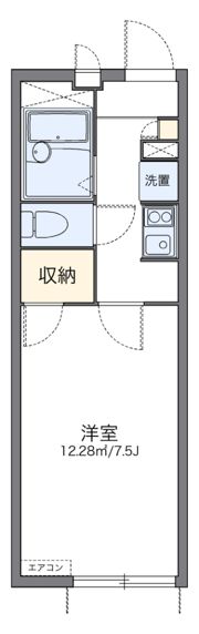 レオパレスレグルスの間取り画像