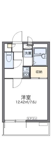 レオパレスレストの間取り画像
