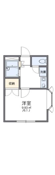 レオパレスNISHISUNAの間取り画像
