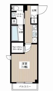 AXAS南蒲田AsylCourtの間取り画像