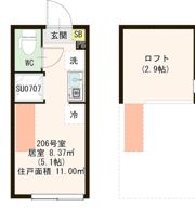 ハーモニーテラス平井IXの間取り画像