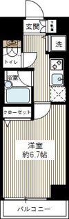 RISESTAGE MAGOMEの間取り画像