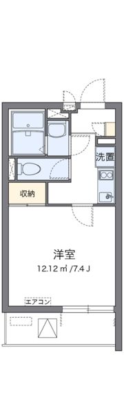 クレイノ荒川の間取り画像