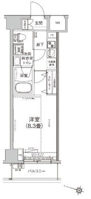 ルフレ赤羽サウスの間取り画像