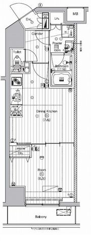 PREMIUM CUBE 代々木上原の間取り画像