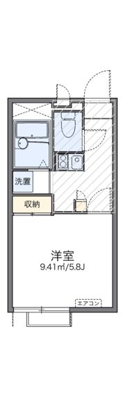 レオパレスフォレストの間取り画像