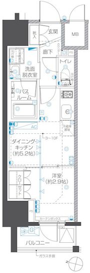 ZOOM本郷の間取り画像