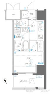 アルファレジデンシア南千住の間取り画像
