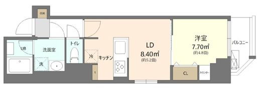 Reframe5 早稲田の間取り画像