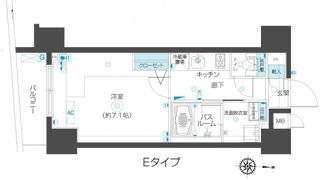 ZOOM市谷本村町の間取り画像