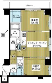 ZOOM東銀座の間取り画像
