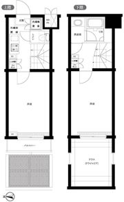 ルーブル早稲田六番館の間取り画像
