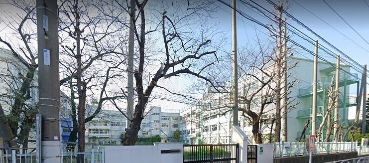近くの品川区立浜川中学校(大井町)まで1,144m(徒歩15分)
