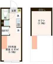 Hermitage東向島の間取り画像
