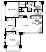 パレステージ成城の間取り画像