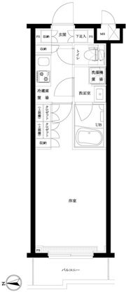 ルーブル都立家政六番館の間取り画像