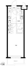 ルーブル都立家政六番館の間取り画像