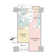 ウエストパークタワー池袋の間取り画像