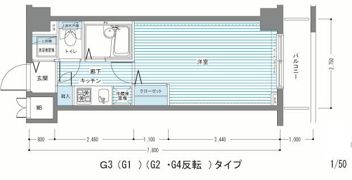 レジディア多摩川の間取り画像