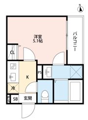 CRASTINE西尾久の間取り画像