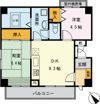 ミディエクレールの間取り画像