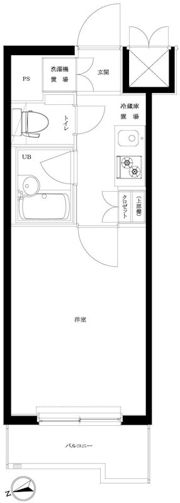 ルーブル北新宿の間取り画像