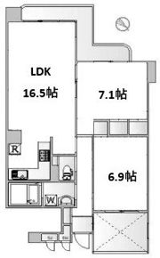 ラスターハウスの間取り画像