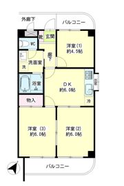 第138新井ビルの間取り画像