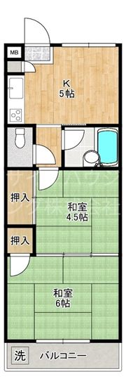 シャロン川口の間取り画像