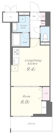 ラフィシア関内の間取り画像
