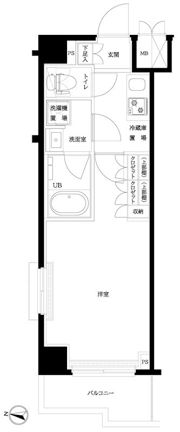 ルーブル武蔵小杉六番館の間取り画像