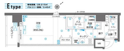 ZOOM横濱EASTの間取り画像