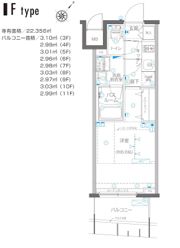 ZOOM横浜関内の間取り画像