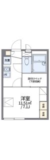 レオパレスブライト ビューティの間取り画像
