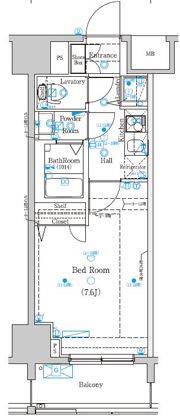 グランシアタワー亀戸の間取り画像