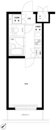 ルーブル小竹向原の間取り画像