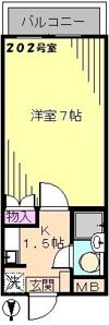 ハイコーポ大久保の間取り画像