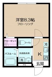 シャトレバレ町屋の間取り画像