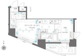 ZOOM高田馬場の間取り画像